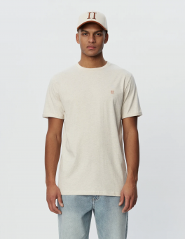 Nörregaard T-Shirt Ivory Melange/Orange